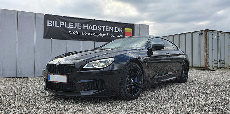 BMW M6 Gran Coupe behandlet hos Bilpleje Hadsten