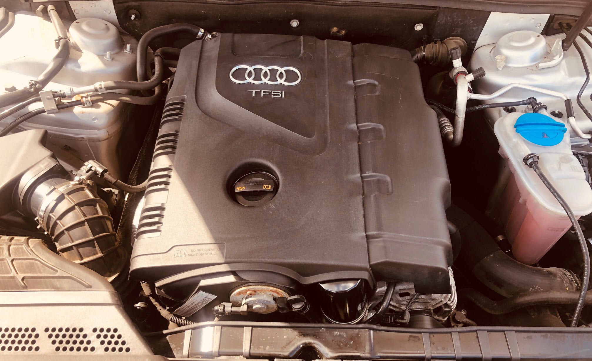 Audi A4 TFSI behandlet hos Bilpleje Hadsten