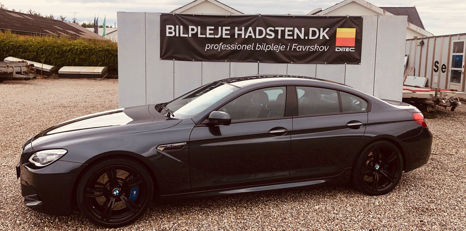 BMW M6 V8 behandlet hos Bilpleje Hadsten