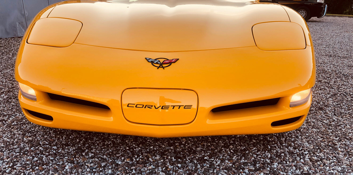 Chevrolet Corvette behandlet hos Bilpleje Hadsten